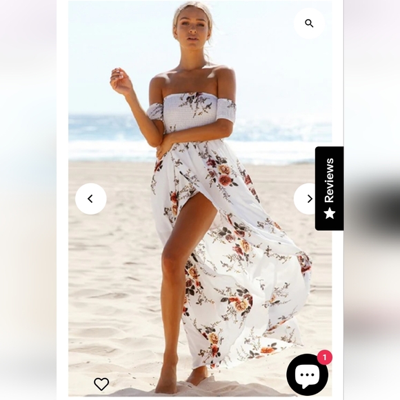 Source Unknown Dresses & Skirts - NWOT Elegant Floral High-Low Dress Size M